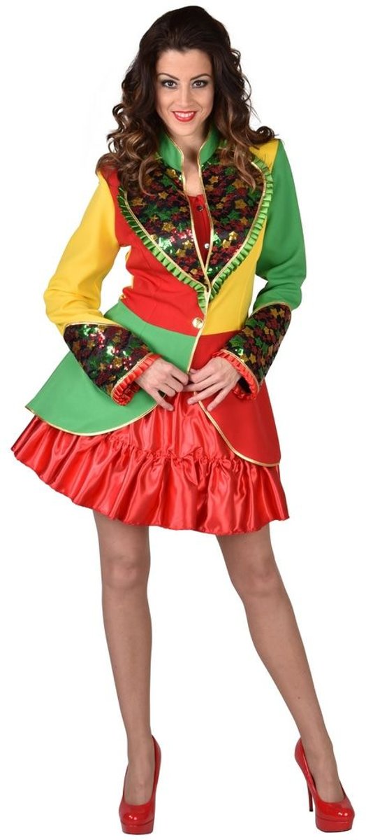 Limburg Kostuum | Limburg Is Vol Sterren Carnaval Jas Vrouw | Extra Small | Carnaval kostuum | Verkleedkleding